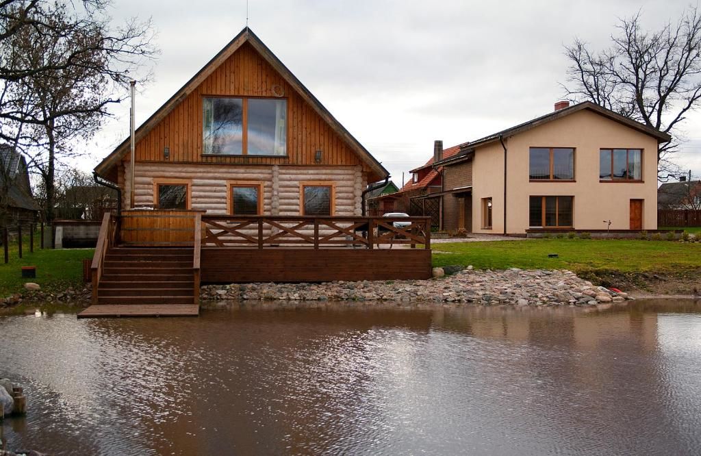 Дома для отпуска Vilks un Briedis Holiday Home & Wellness Area Смилтене-37